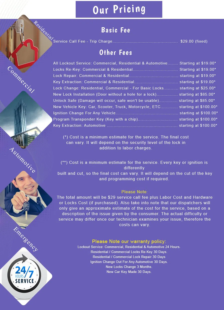 Dallas Advantage Locksmith, Dallas, TX 469-893-4305 - price-list-n-19