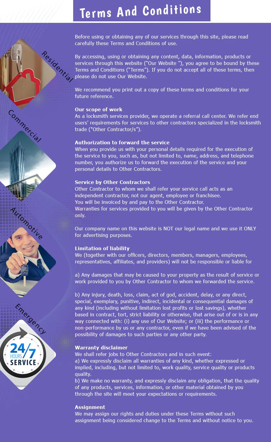 Dallas Advantage Locksmith, Dallas, TX 469-893-4305 - terms-and-condition-n-19